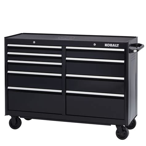 lenox 52-in w x 37.5-in h 9-drawer steel tool cabinet|Kobalt 2000 Series 52.